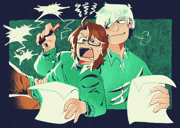shaded/+1 character