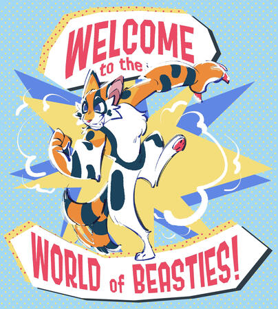 flatcolor, bg elements