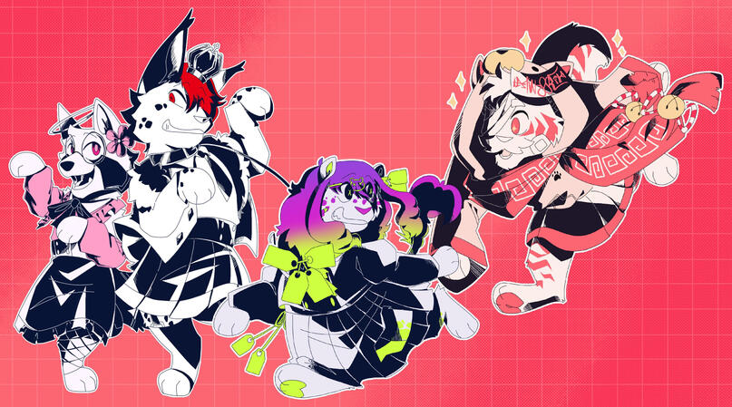 shaded/+3 characters