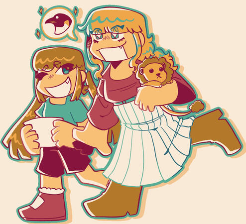 flatcolor, +1 character